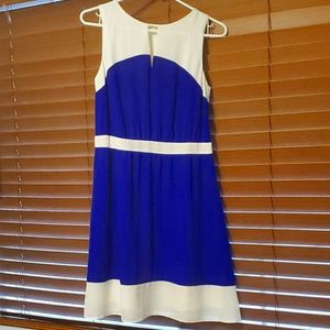 WHITE & PURPLE LOFT DRESS